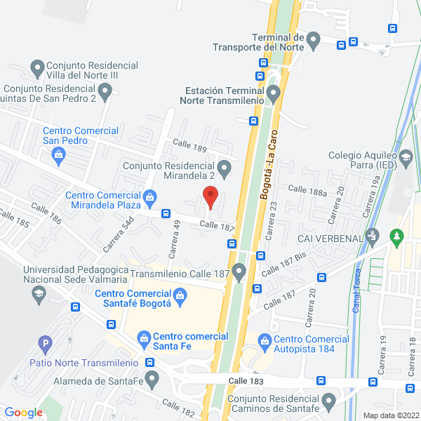 Mapa de Events Group Travel S A S