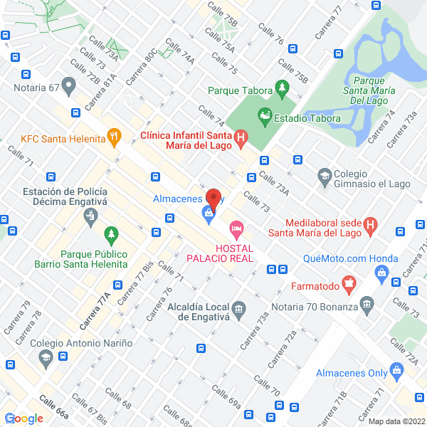 Mapa de Moreno Tours Ltda