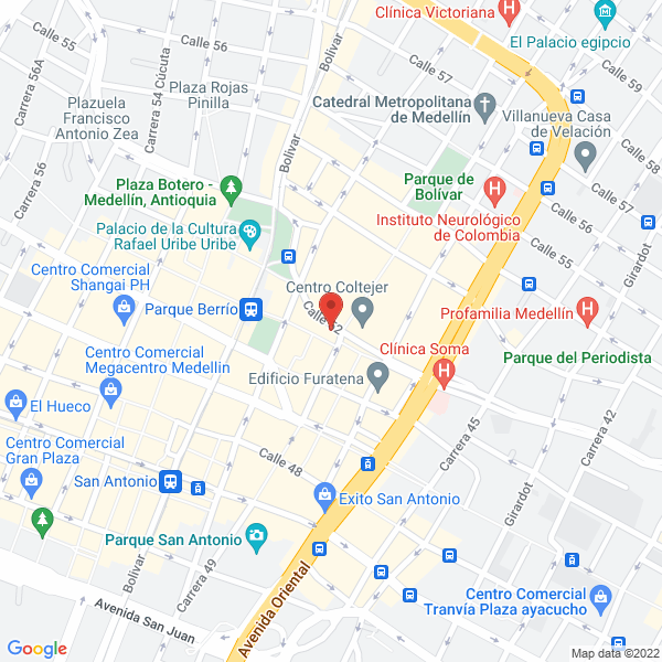 Mapa de Colombia Travel Adventure