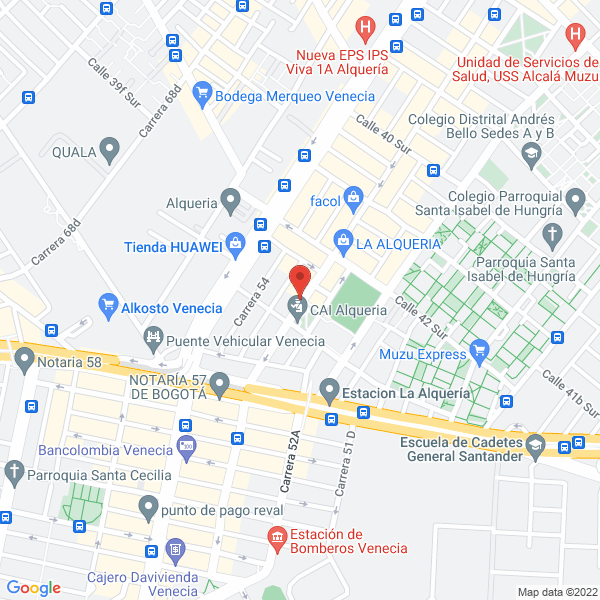 Mapa de Hermoditex Ltda