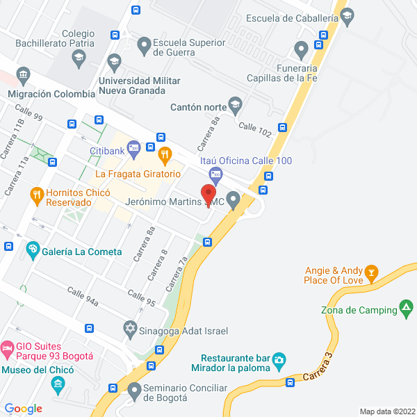 Mapa de Globo Viajes Sas