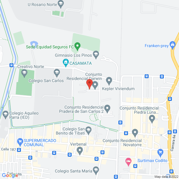 Mapa de Agencia Mayorista Damar Tours