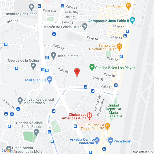 Mapa de Inmobiliaria Casa Diana S.A.