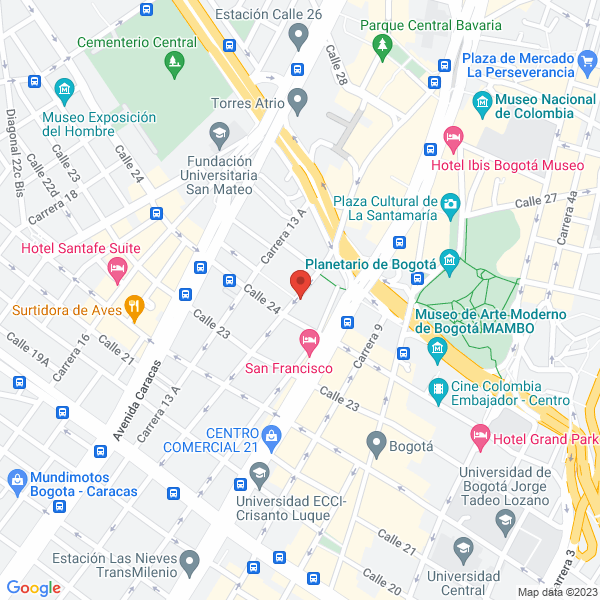 Mapa de Jipao Viajes Y Turismo Sas