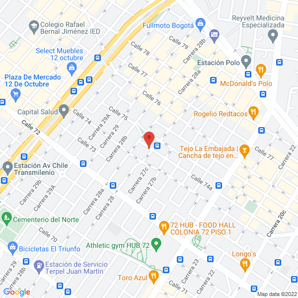 Mapa de Freedom Tours Sas