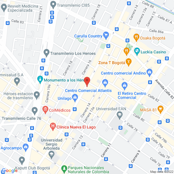 Mapa de Agropecuaria Y Comercializadora Del Meta S.A.