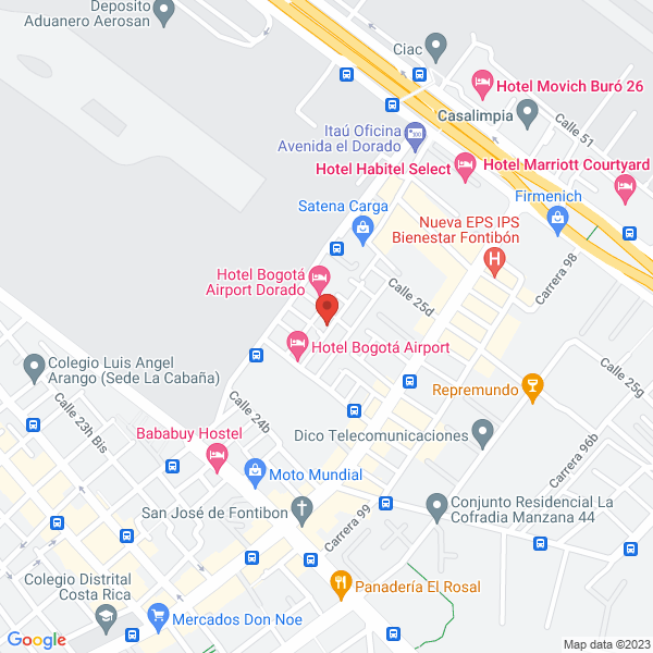 Mapa de Clase Ejecutiva De Transporte Privado Renting Cars