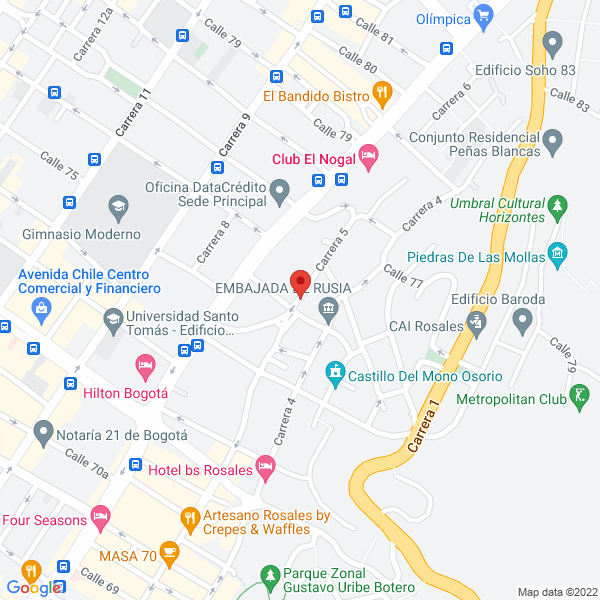 Mapa de Asisto Colombia