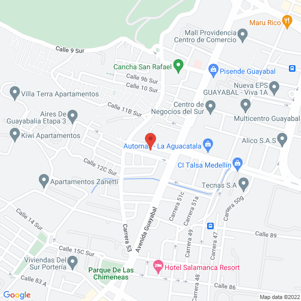 Mapa de Agencia Maria Turs