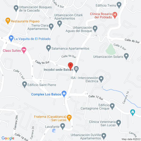 Mapa de De Rio S.A.S.