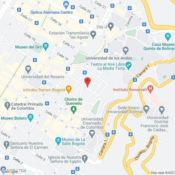 Mapa de Hostal Casa Iraca