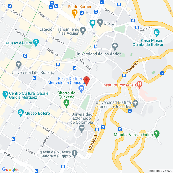 Mapa de Tiptop Hostal