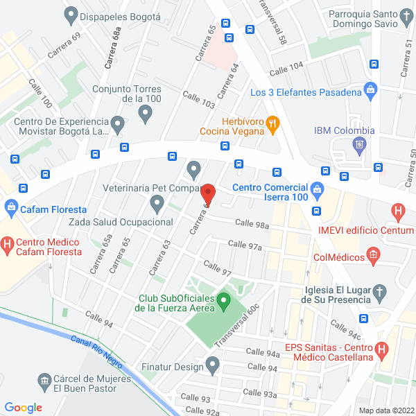 Mapa de Fersagro Ltda