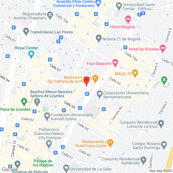 Mapa de Procesadora De Aceites Ororojo Ltda