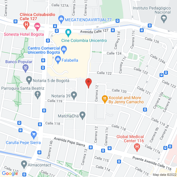 Mapa de Jeunesse Colombia S.A.S.