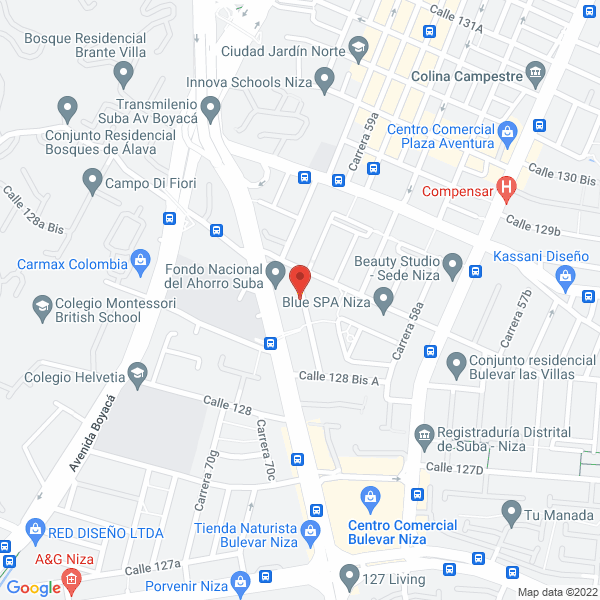 Mapa de Cuidados Especiales Hogar El Remanso