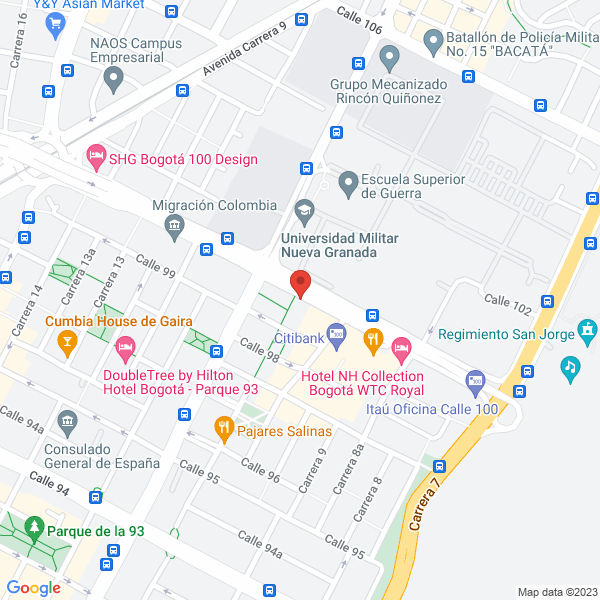 Mapa de Torres & Alvarado Consultores Gerenciales Ltda
