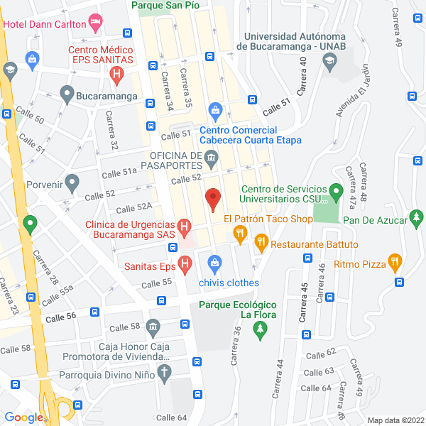 Map of Restaurante Mia Nonna