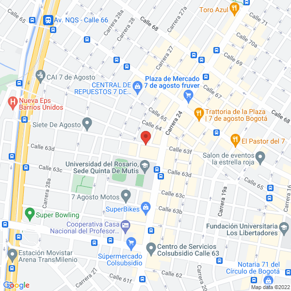 Mapa de Comercializadora Carfab S.A.S.