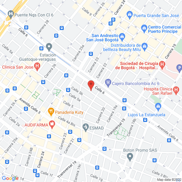 Mapa de Parque De Maquinaria