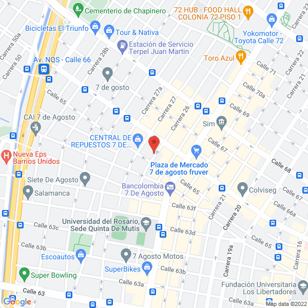 Mapa de Imporepuestos H.E.F Ltda