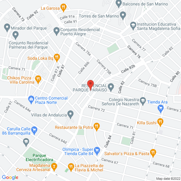 Map of Aqua Fitness