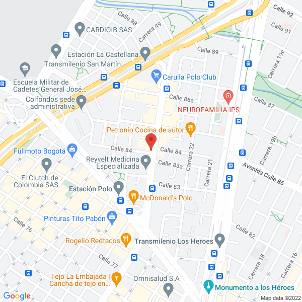 Mapa de Universal De Limpieza