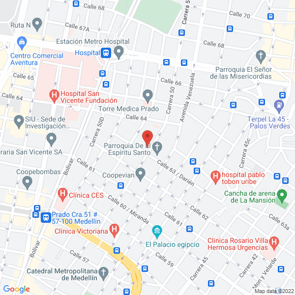 Mapa de Hogar Gerontogeriátrico Siggem 2