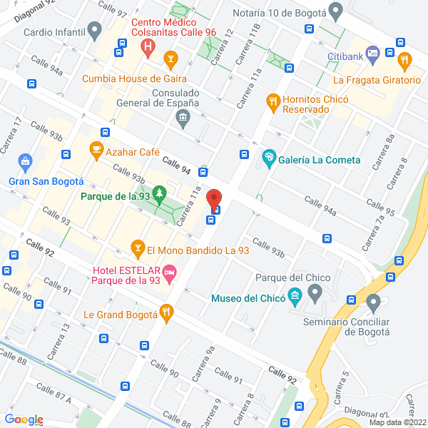 Mapa de Stratco Consultores Asociados S.A.