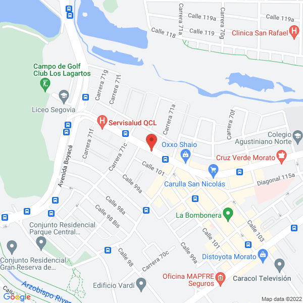 Mapa de Angloservicios S.A.S