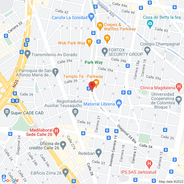 Mapa de Mario Delgado Echeverry E Hijos S.A.S.