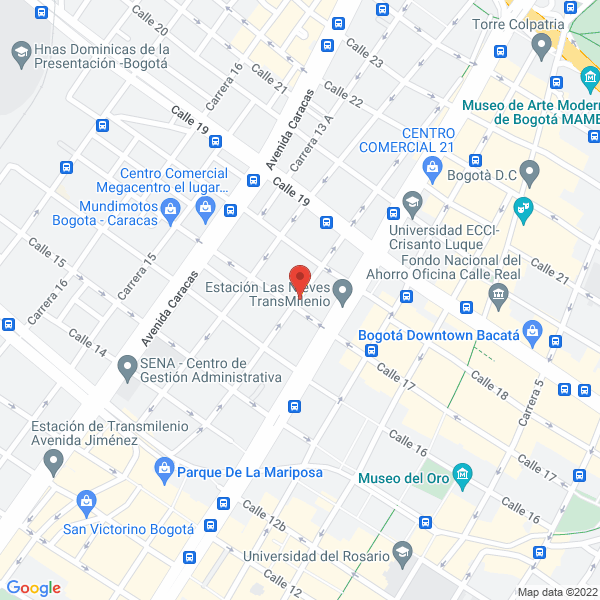 Mapa de Electricos Y Controles Ltda