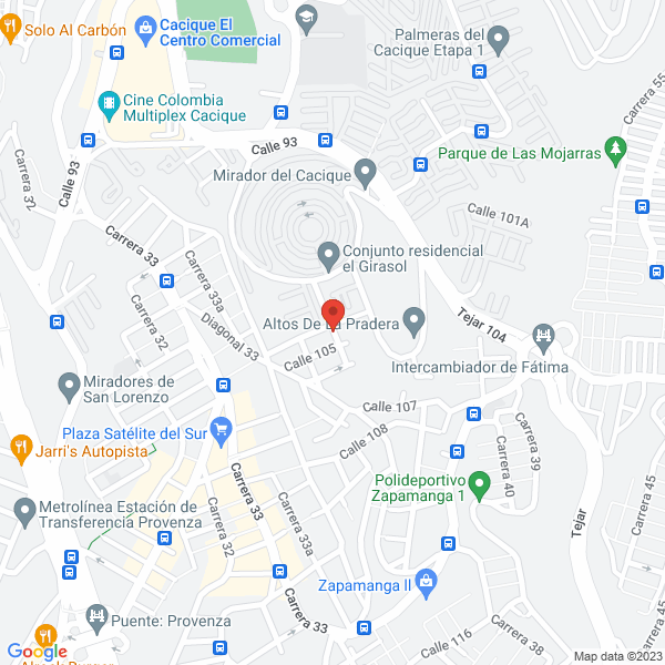 Map of Micromercardo El Girasol