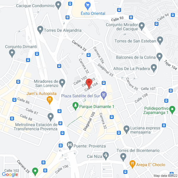 Map of Cosméticos Resplandor Y Belleza