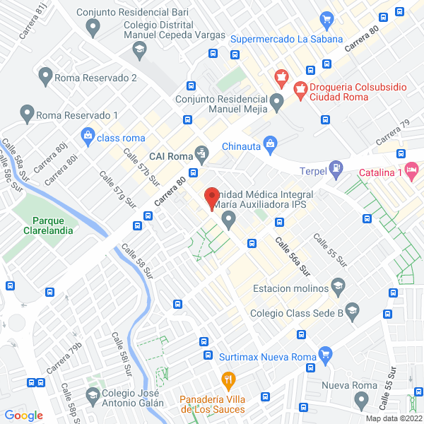 Mapa de Gabriel Porras E Hijos Ltda