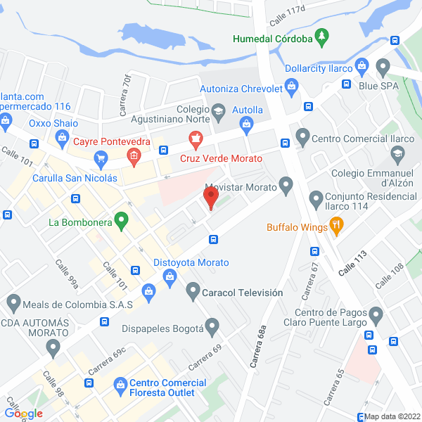 Mapa de Chic Performance S.A.S.