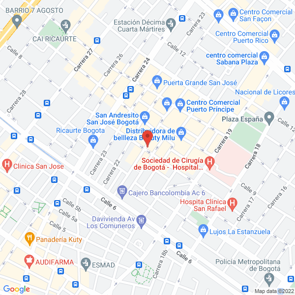 Mapa de Cerrajería V.J.