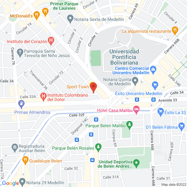 Mapa de Buró Jurídico Consultores S.A.S.