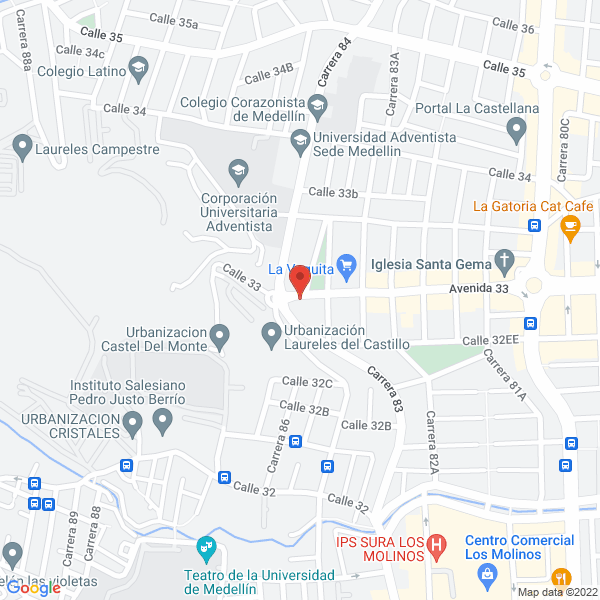 Map of Sertha S.A.S.
