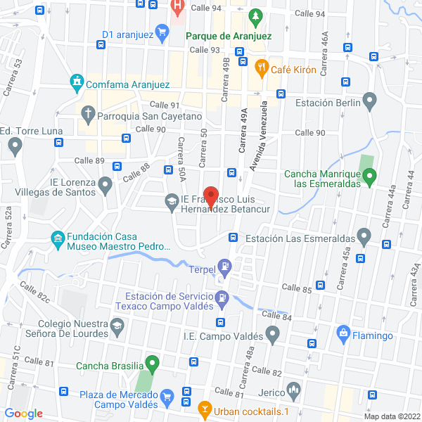 Mapa de Sevem S.A.S.