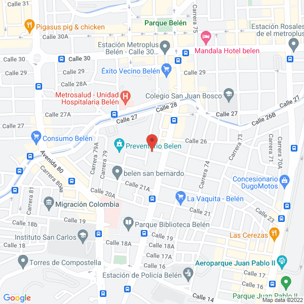 Mapa de Agroviao S.A.S.