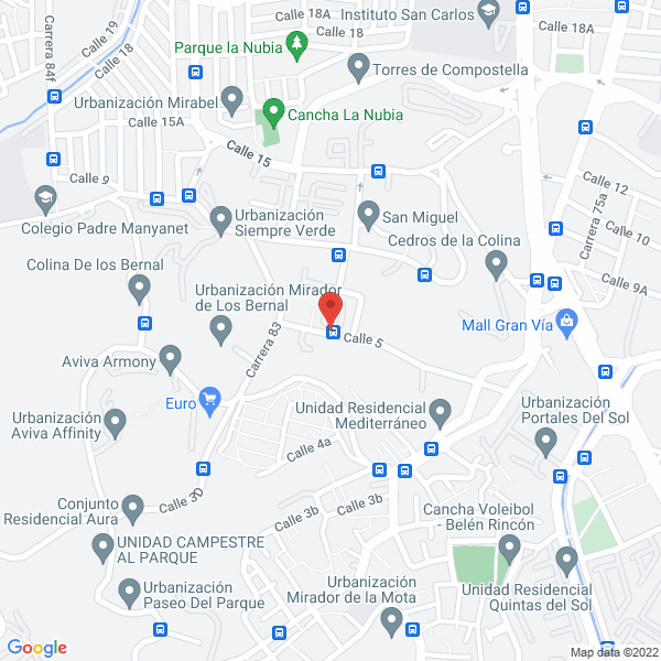 Mapa de As Ediciones S.A.S.