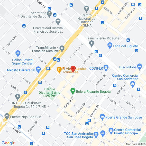 Mapa de Centro Sumicat Ltda.