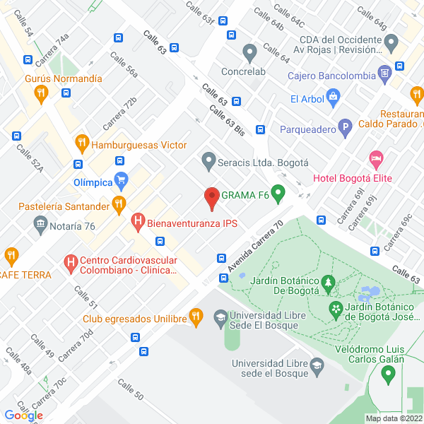 Mapa de Celsius S.A.S