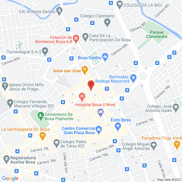 Mapa de Centro Médico Los Angeles