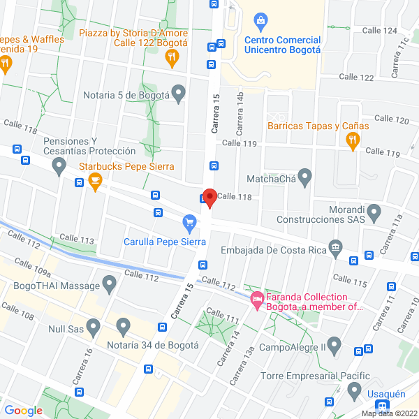 Mapa de Centro Italiano De Ayuda A La Infancia