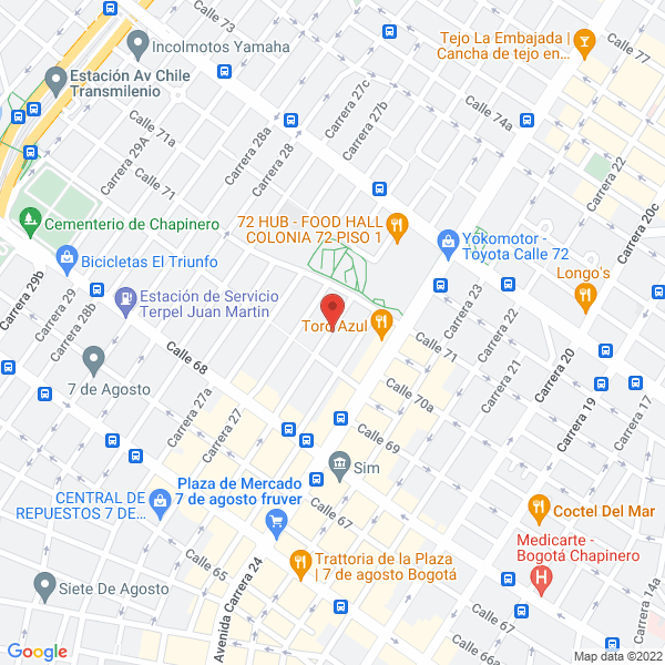 Mapa de Centro De Estética Harmony Face