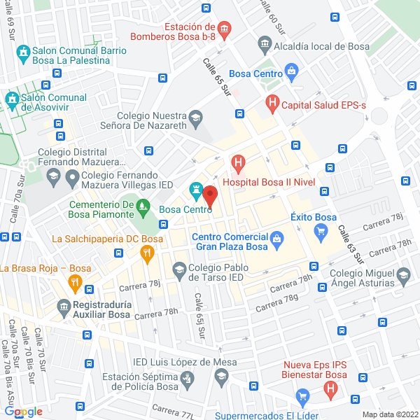 Mapa de Centro Cultural Masaharu