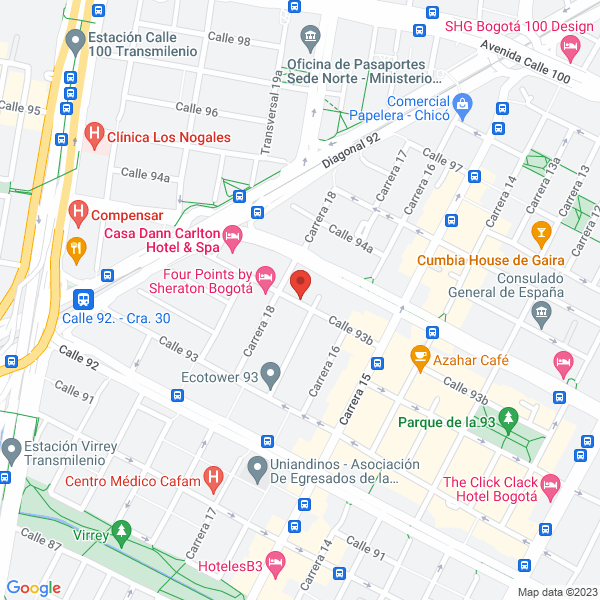 Mapa de Centro Continental De Consultoría 3C S.A.S.