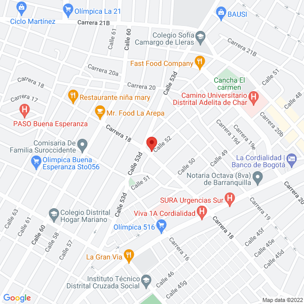 Map of Transcopias